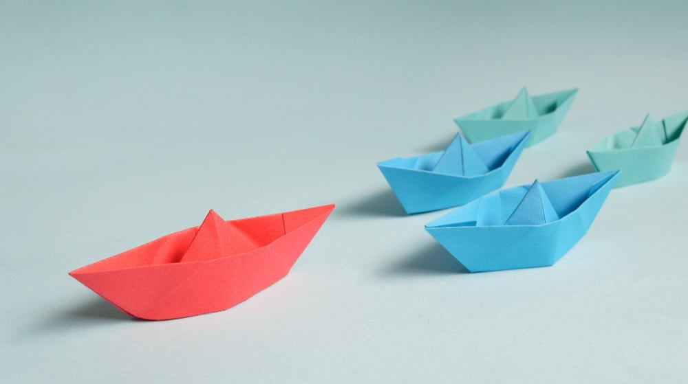 Agile Führungsmethoden, Arbeitswelt 4.0, Papierschiffe