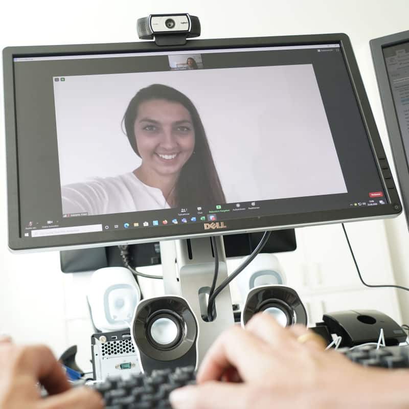 Online Seminare, Workshops, Setting Bildschirm