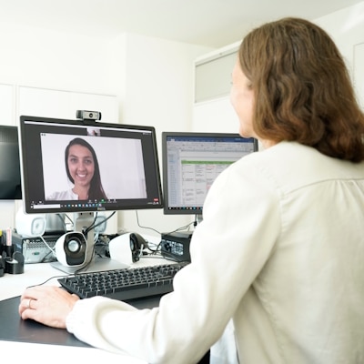 Work-Life-Blending, Arbeitsmodelle für New Work, virtuell im Gespräch mit Mitarbeitenden