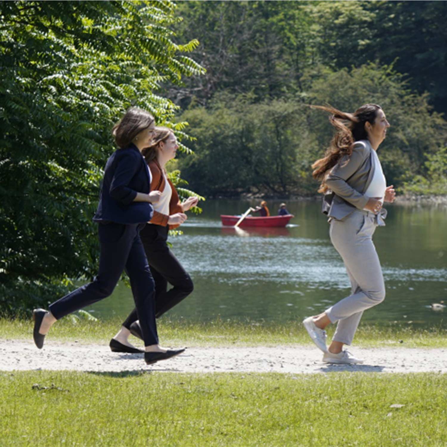 Teamentwicklung Methoden, CliftonStrengths, Team läuft zusammen